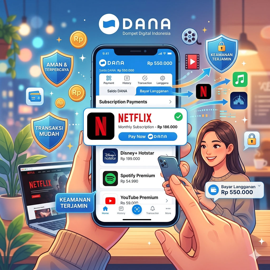 Cara Bayar Netflix