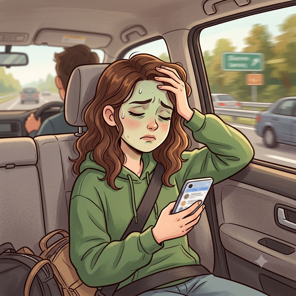 Mabuk Saat Main HP di Mobil